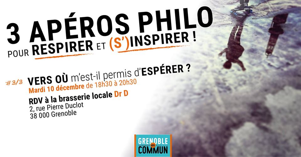 apéro Philo Grenoble en Commun